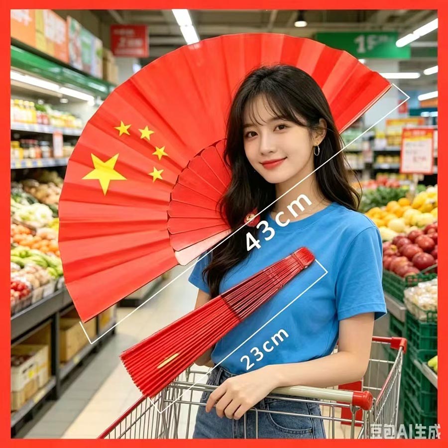 红旗扇子