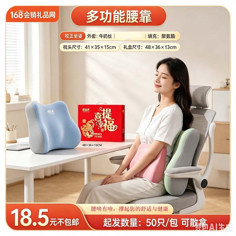 喜运来多功能护腰腰靠
