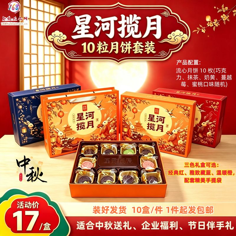 星河揽月10 粒月饼套装