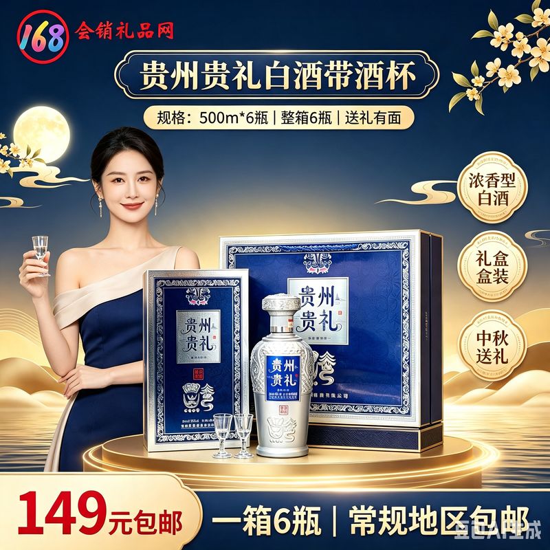 贵州贵礼白酒带酒杯