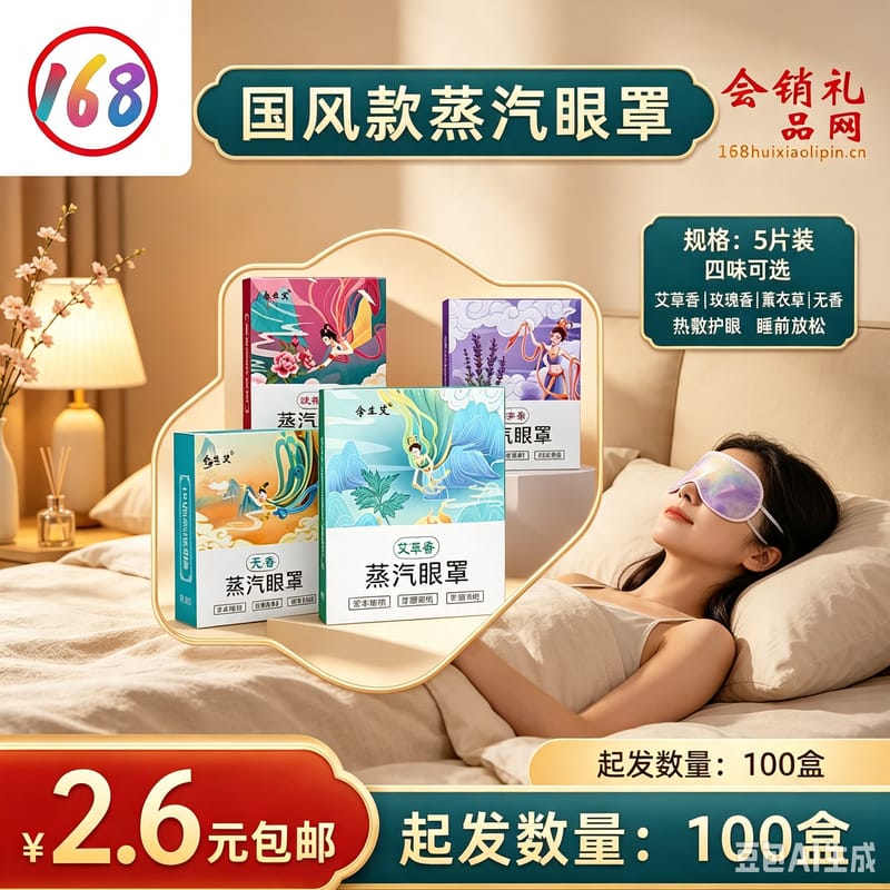国风款蒸汽眼罩