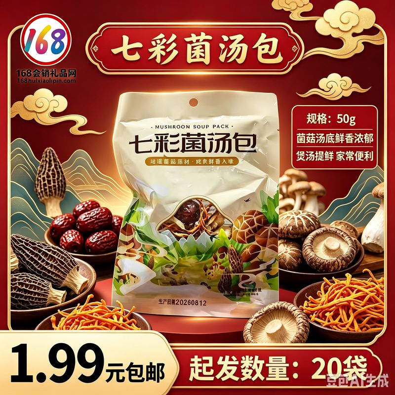 七彩菌汤包50克